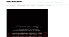 Desktop Screenshot of marketingonthebeach.com